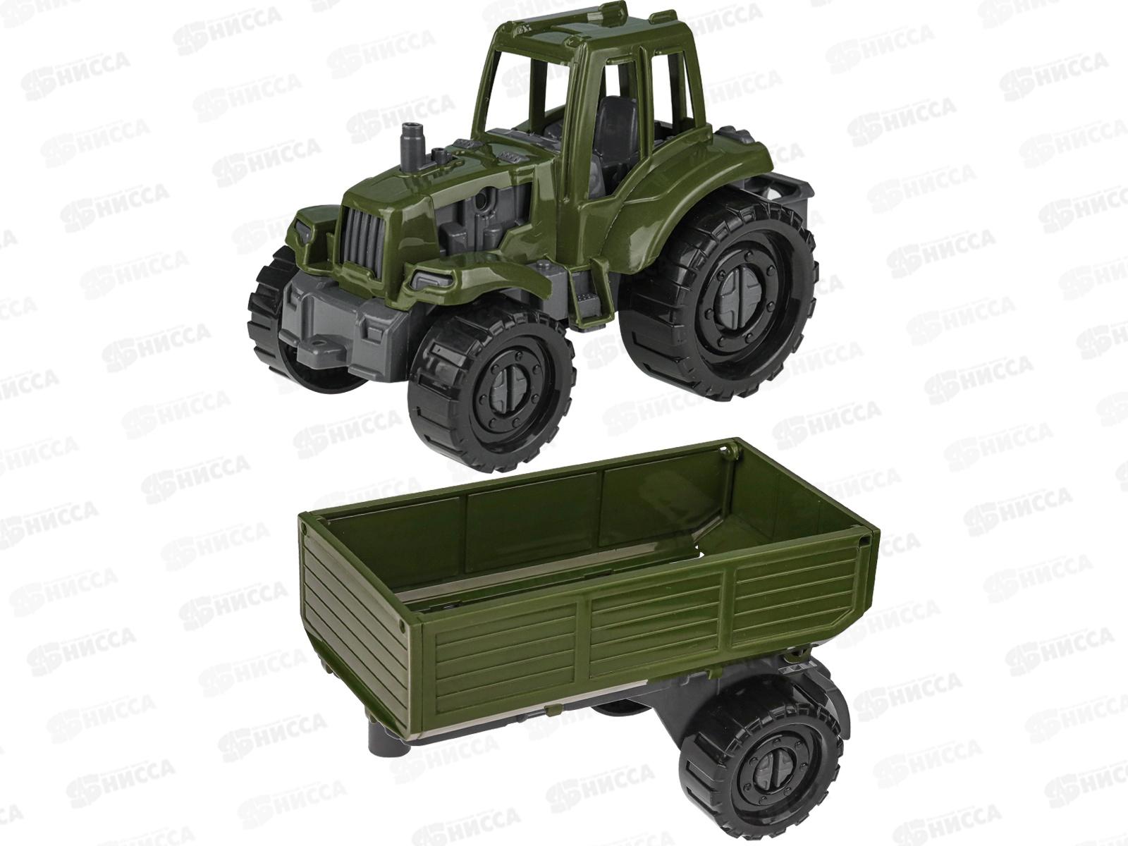 Трактор &quotИван&quot с бортовым прицепом Военный, И-2327  *12