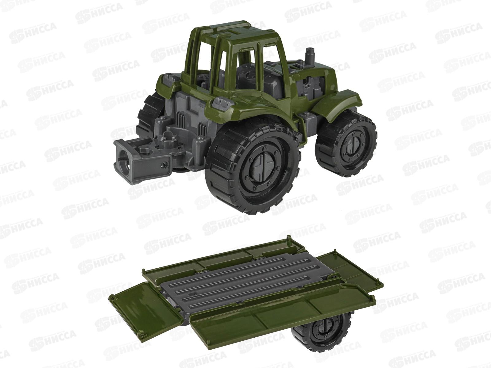 Трактор &quotИван&quot с бортовым прицепом Военный, И-2327  *12