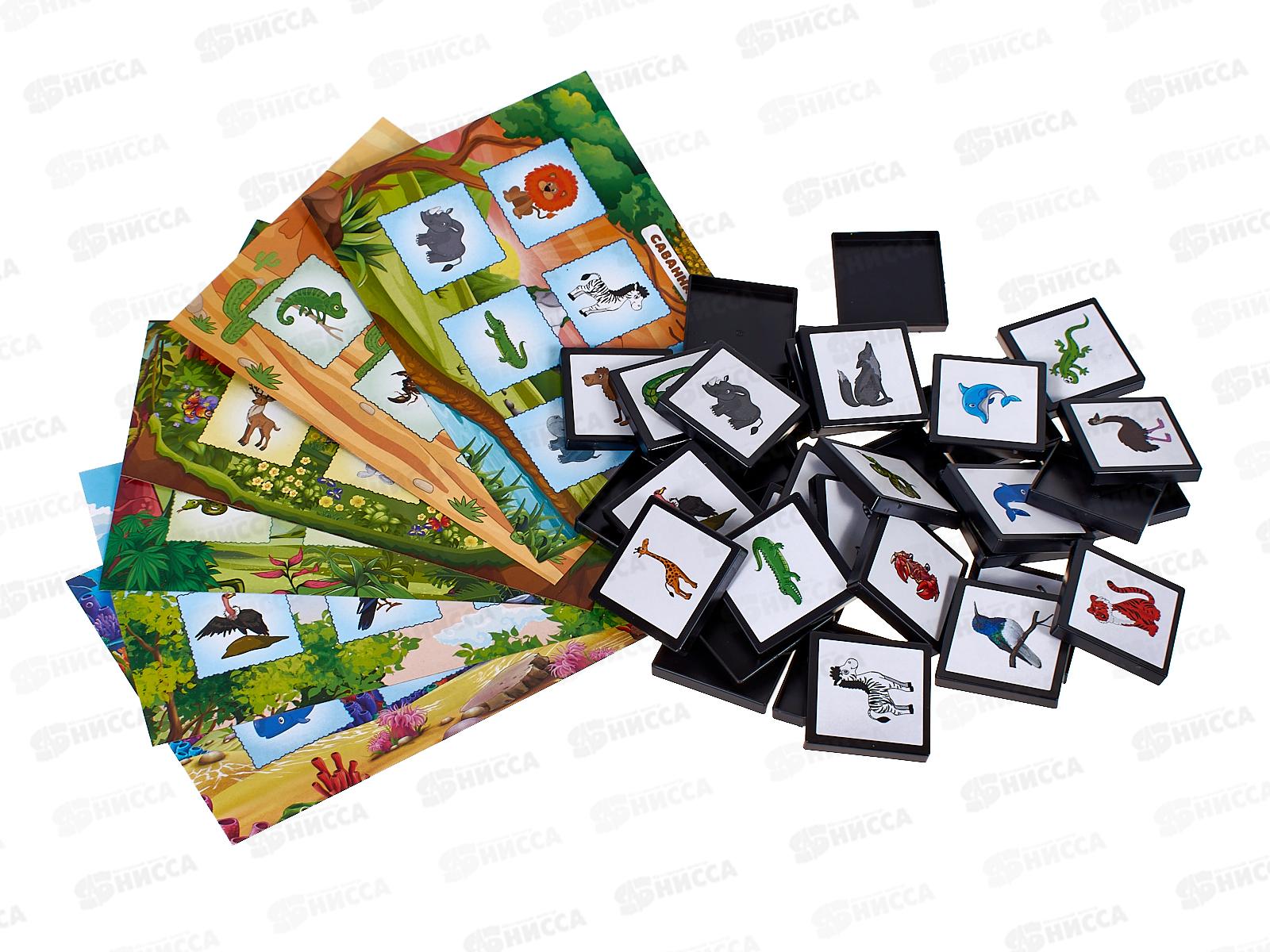 Лото пластиковое Кто где живет, ИН-4262 *24