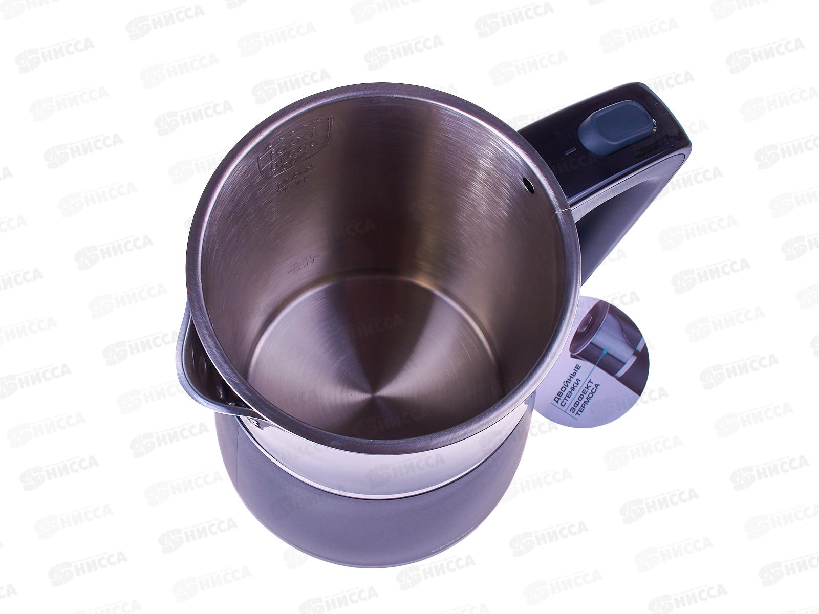 Чайник электрический CT-0028 1,7л черный 2200Вт  *24