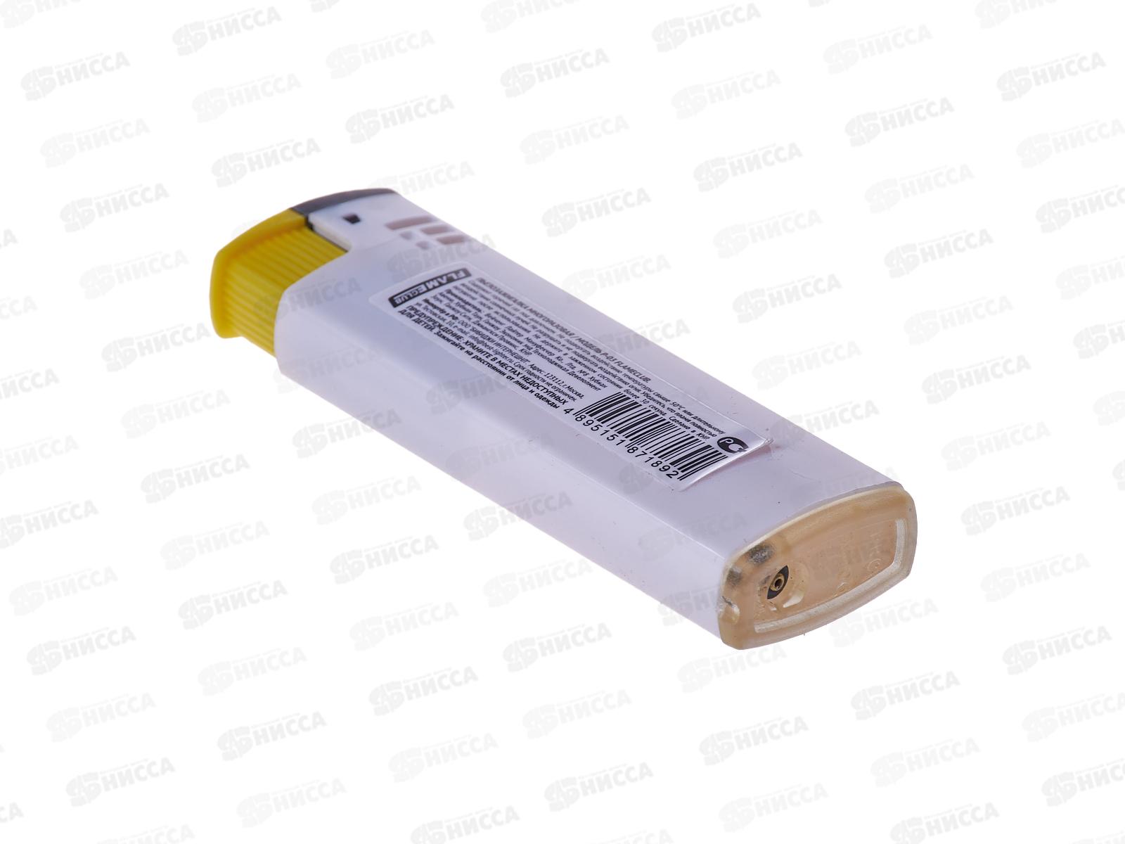 Зажигалка Flameclub P-03 Piezo White Авто-2 62111-5