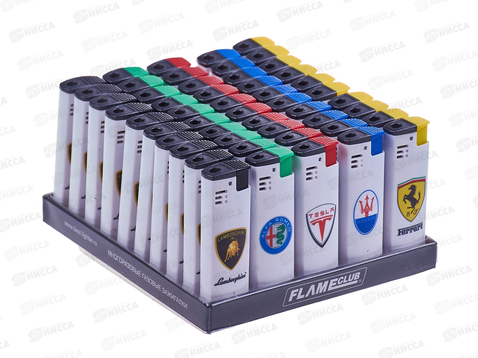 Зажигалка Flameclub P-03 Piezo White Авто-3 62111-6