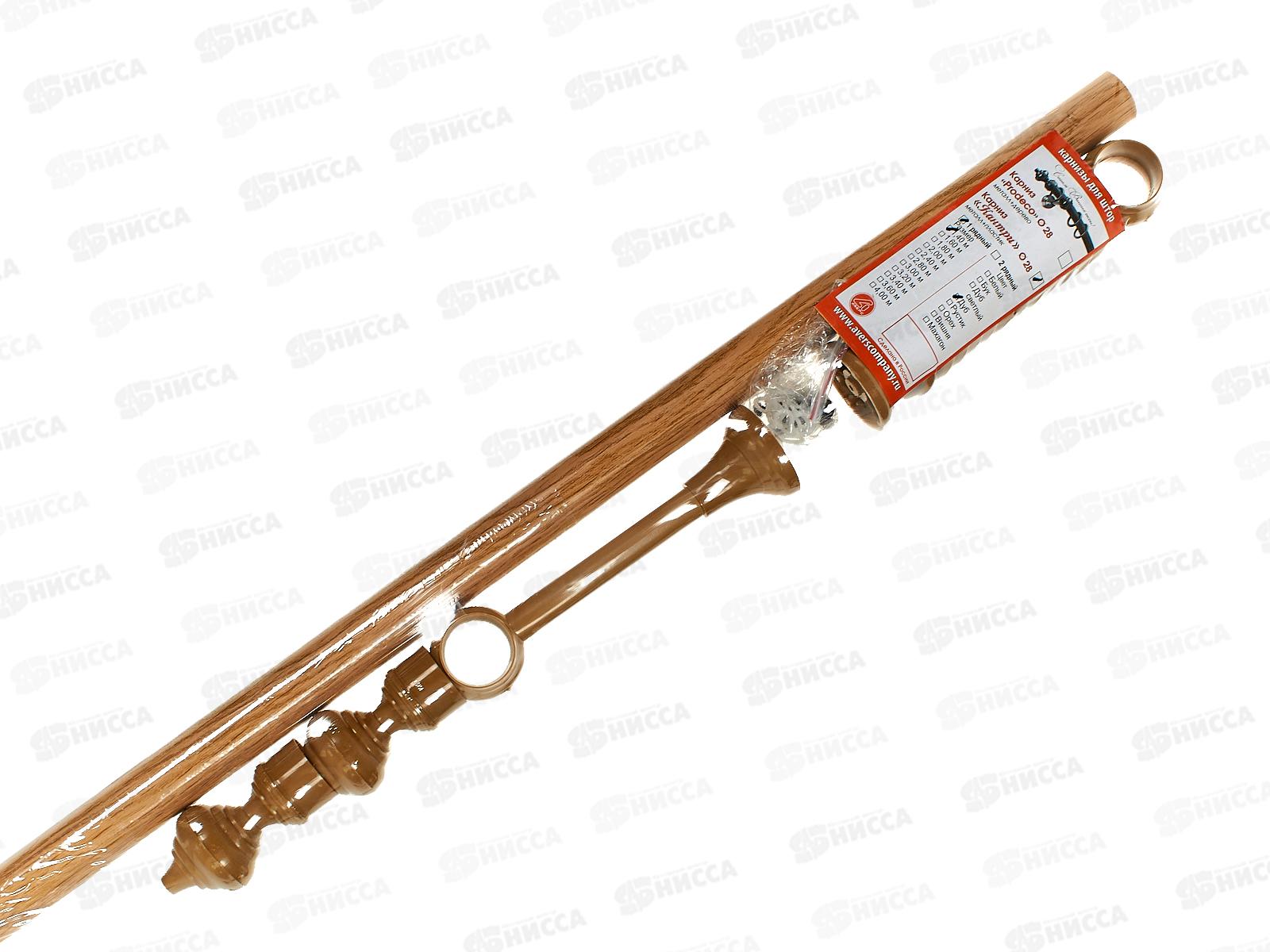 Карниз Кантри 1,4м Дуб 1-рядный