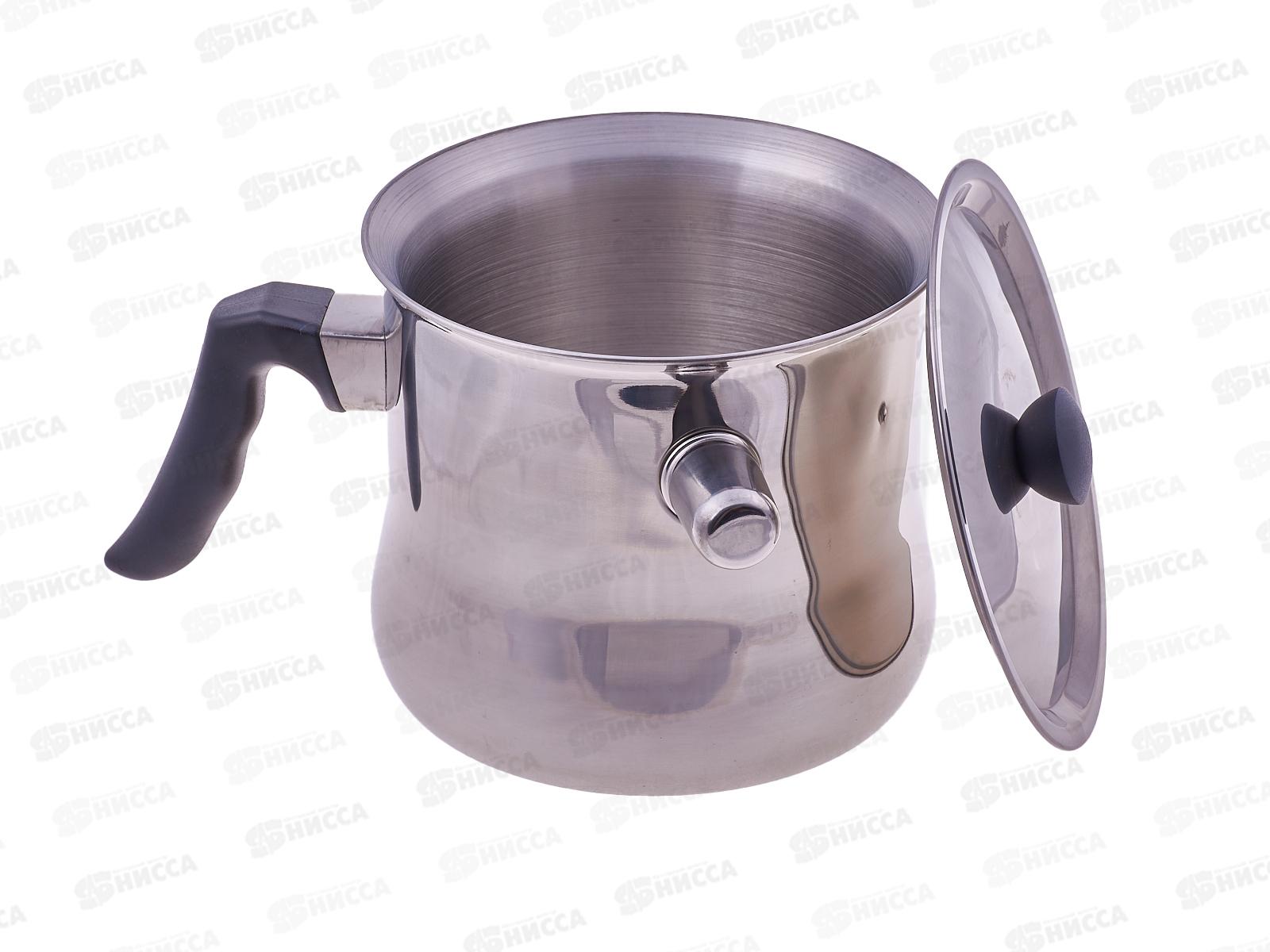 Молочник, 1,5л, с крышкой RS/MP 3101-15 нерж. сталь *12