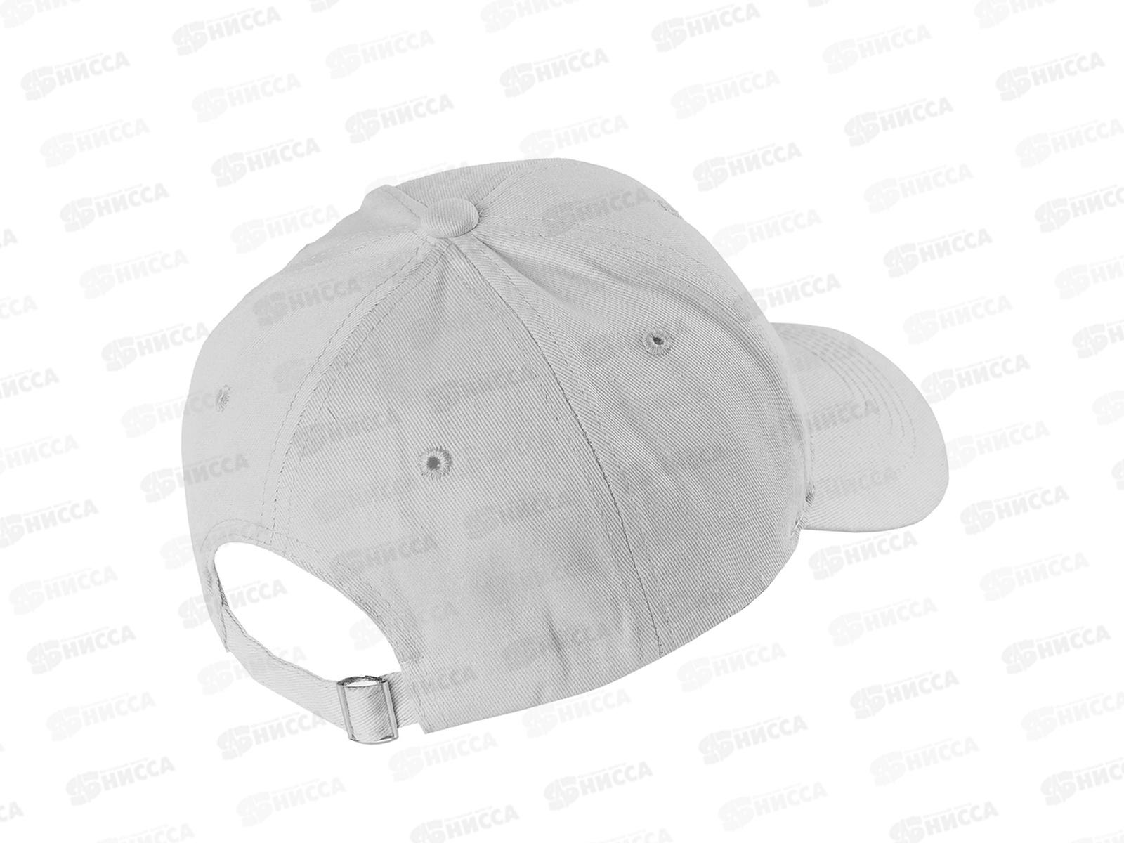 Бейсболка НB23042_69 св.сер 100% хлопок