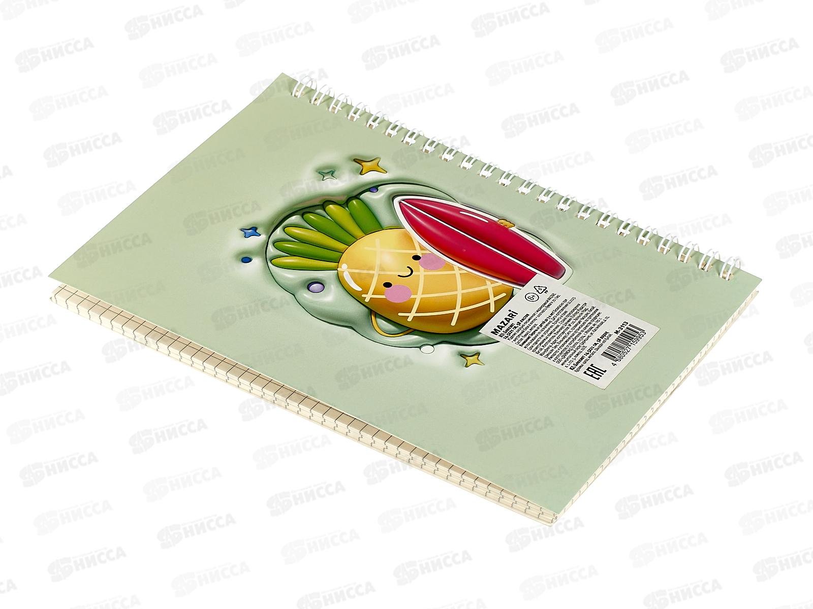Блокнот 58л MAZARI FRUITS M-3113*20