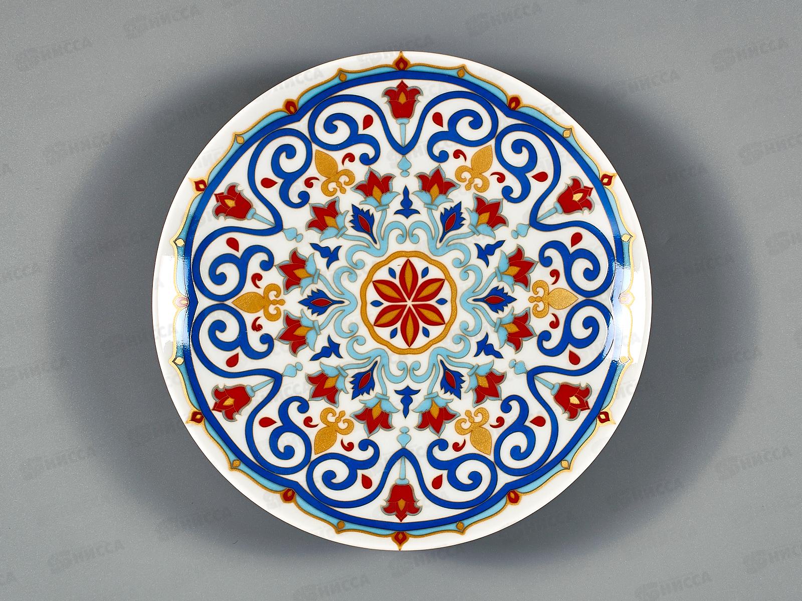 Тарелка мелкая 175мм фарфор Универсал Дамаск 3с2413  *20