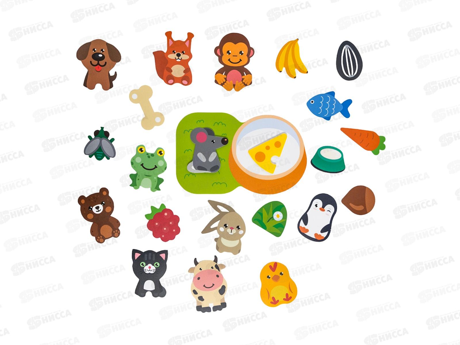 Пластик на липучках &quotКто что ест?&quot (конверт А5) 05229