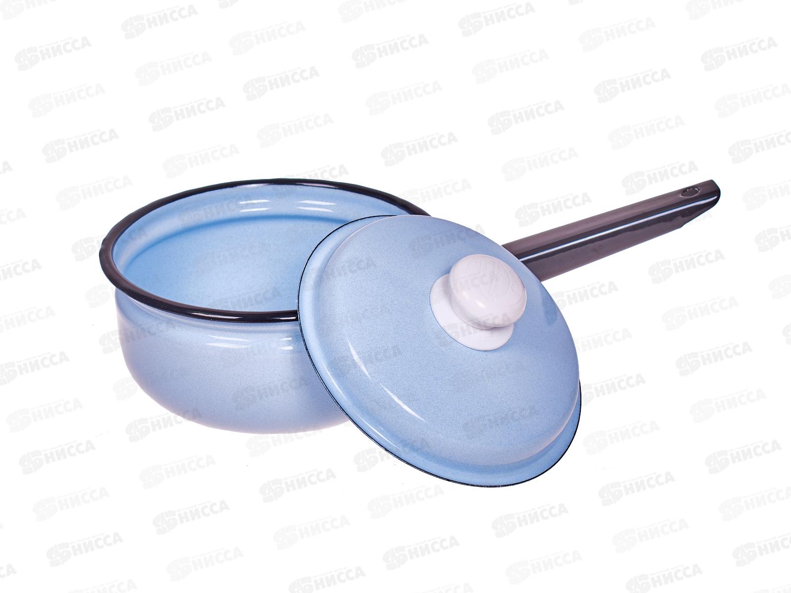 Ковш 1,5л с крышкой серо-голубой С42108.3СГ *12