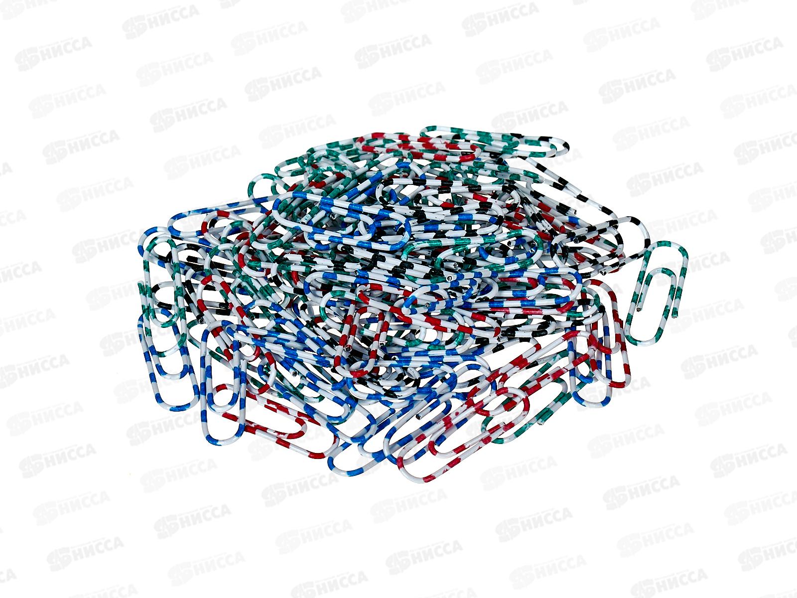 Скрепки Hatber 28мм 100шт, зебра., 100DB_28070 *10