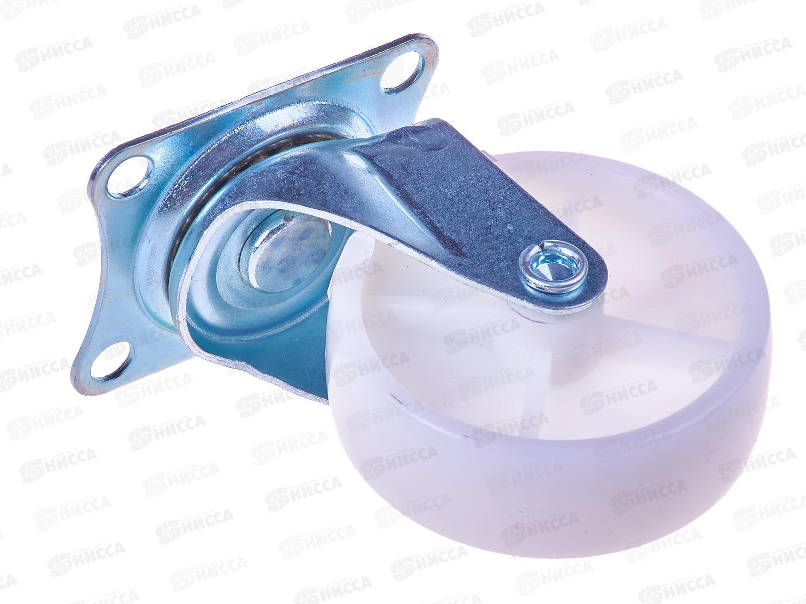 Колесо мебельное, опора поворот. на подшипниках ПП, D=76мм, AL-23098-2