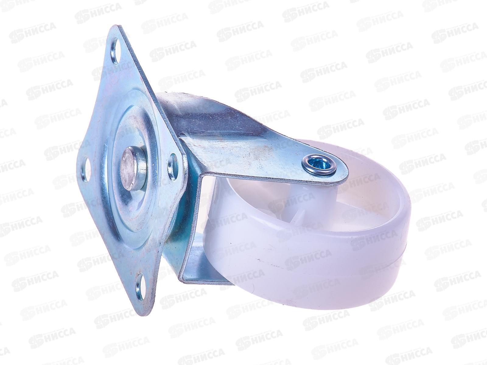 Колесо мебельное, поворотная платформа, ПП, D=50мм, AL-23270-1