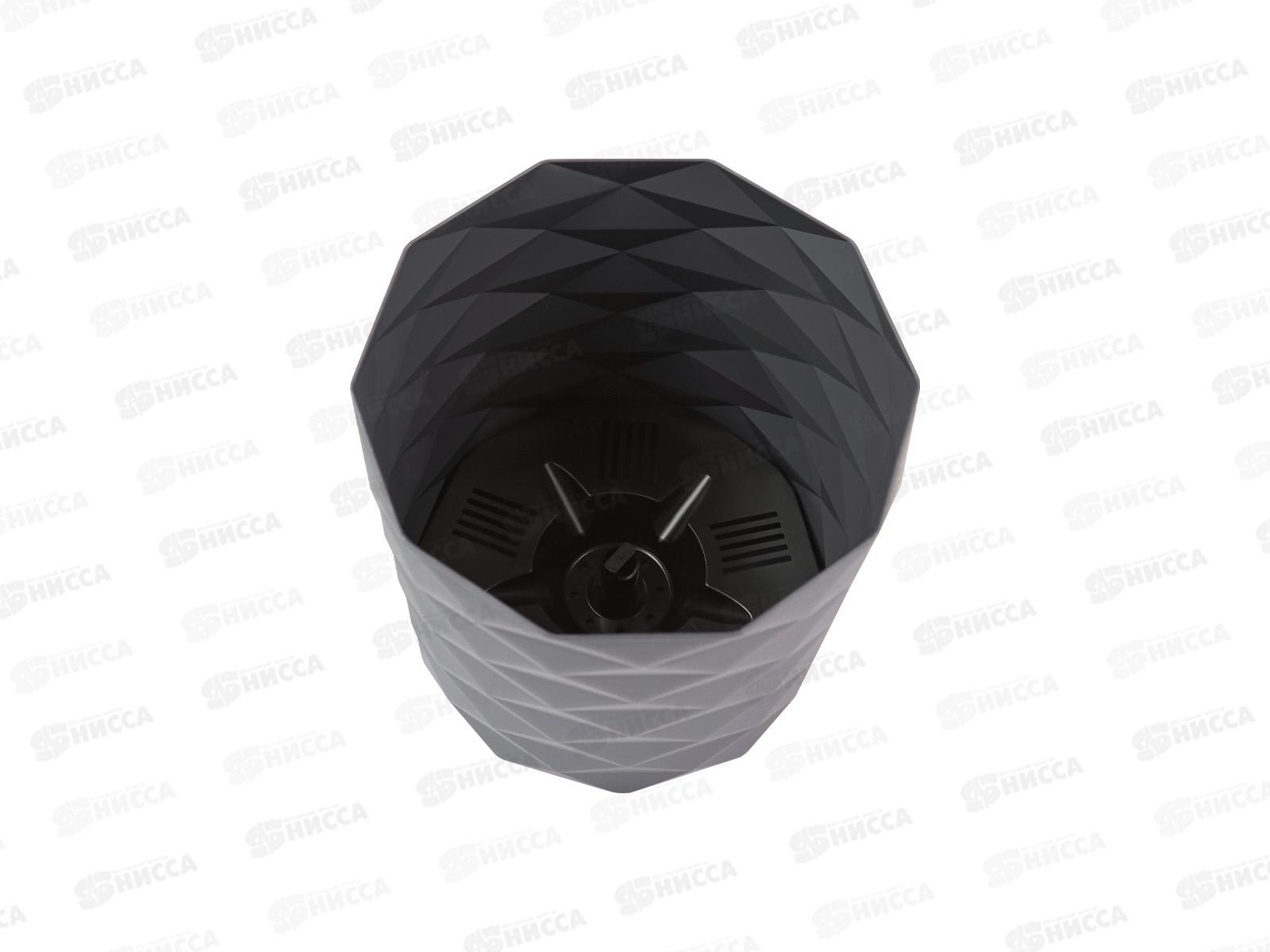 Кашпо &quotДиамант&quot 3л Антрацит КШ-4636 *16