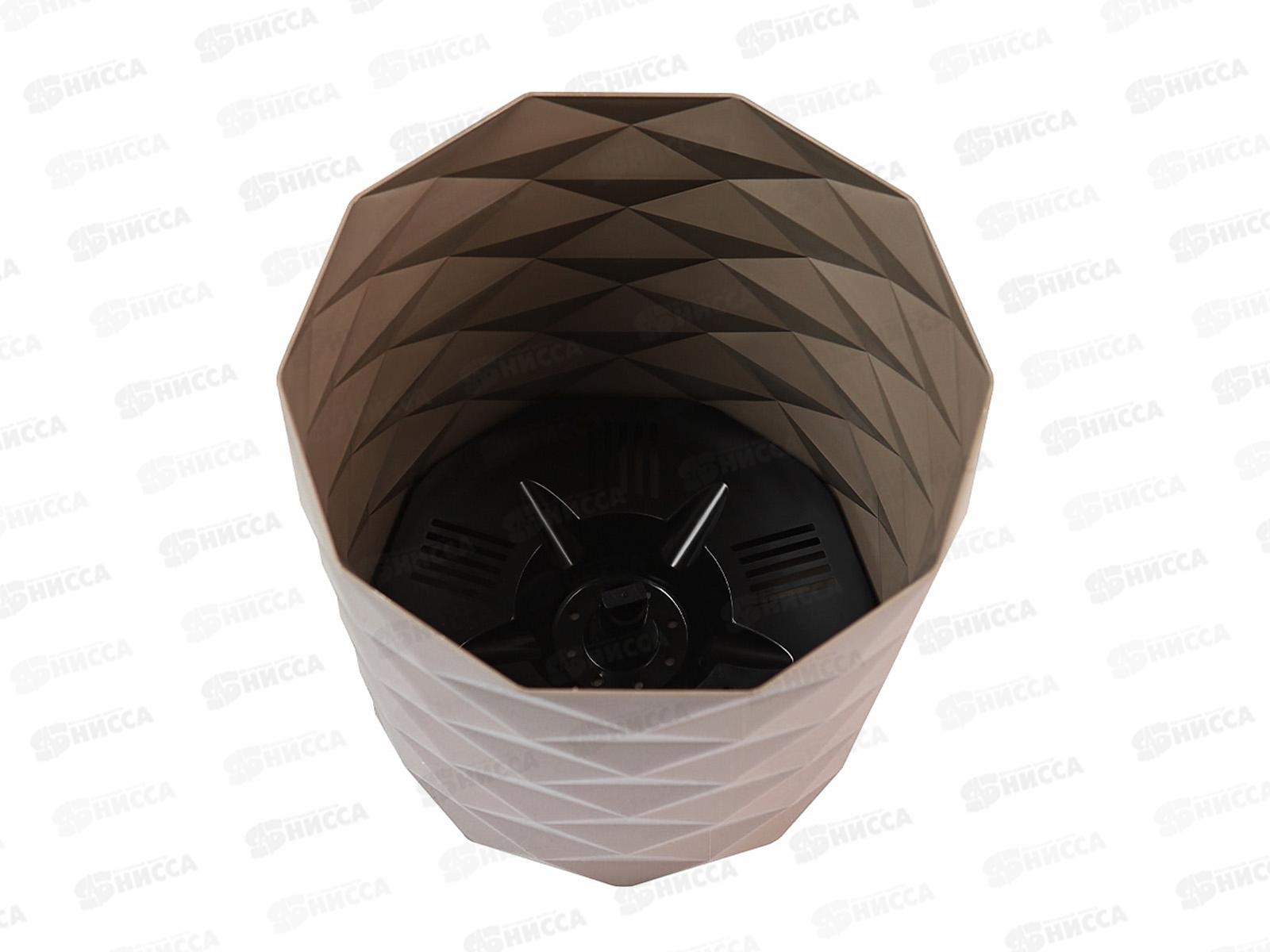 Кашпо &quotДиамант&quot 3л Мокачино КШ-4638 *16