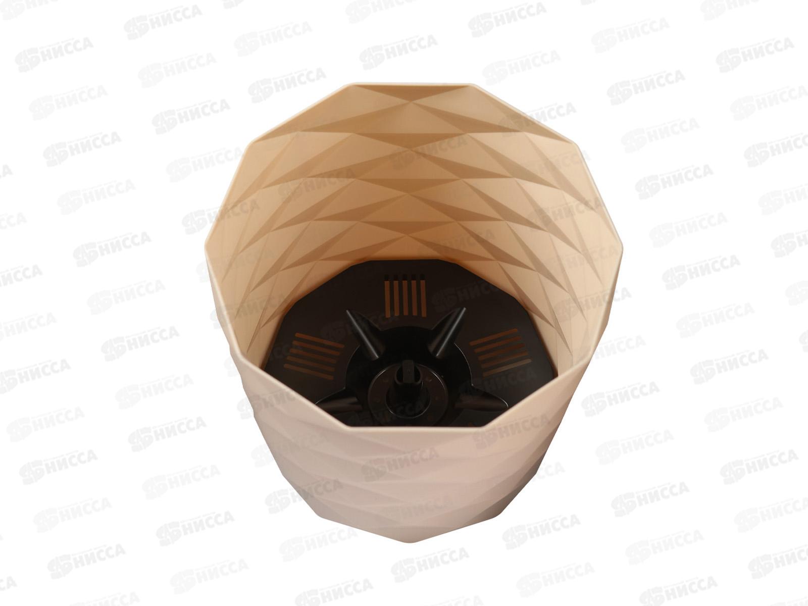 Кашпо &quotДиамант&quot 3л Пудровый КШ-4639 *16