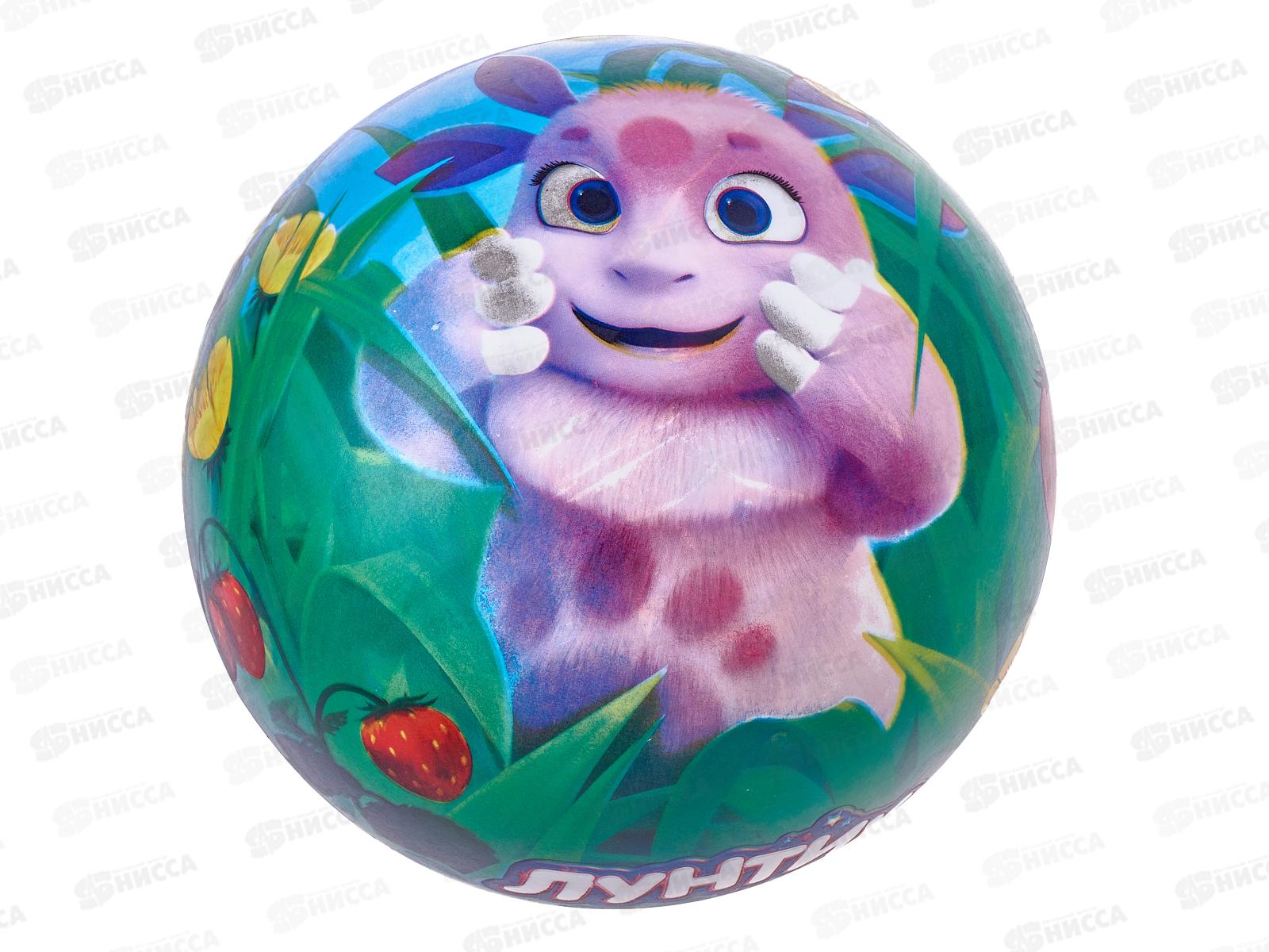 Мяч &quotИГРАЕМ ВМЕСТЕ&quot &quotЛунтик&quot полноцвет 23см FD-9(LUNT)  *144