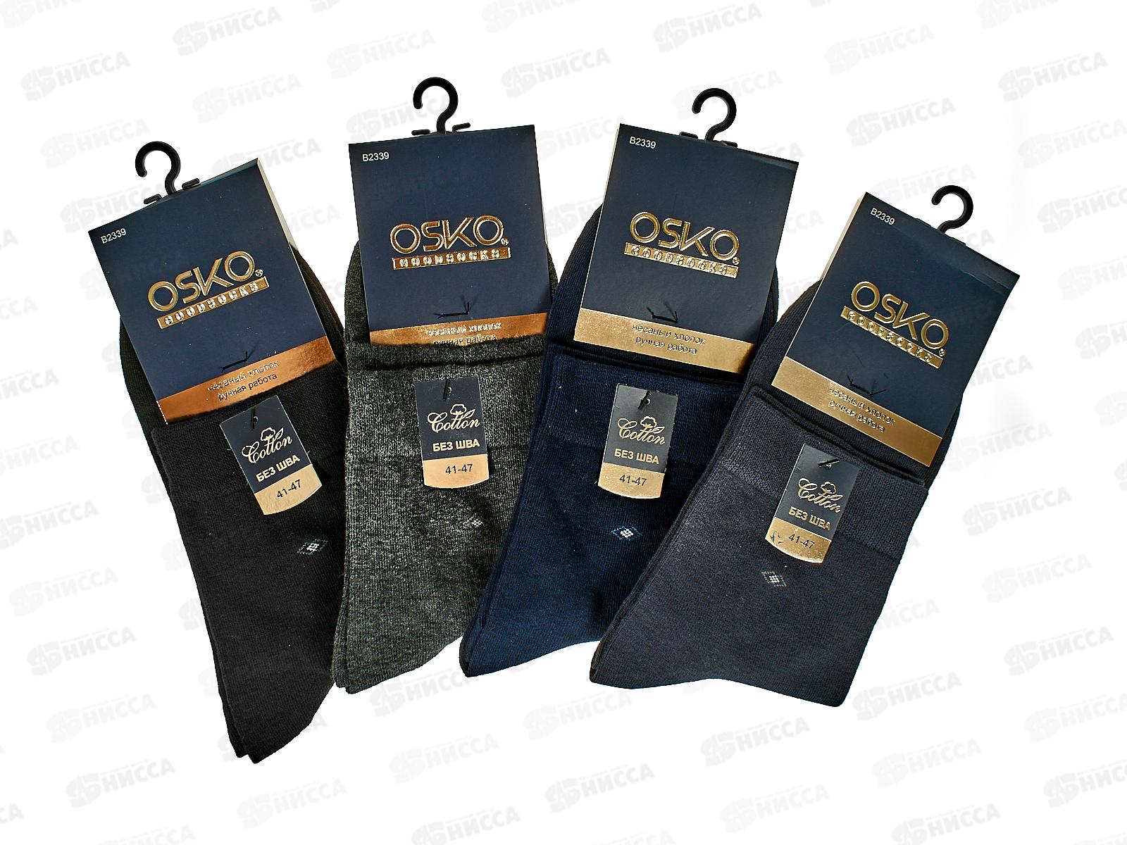 Носки мужские OSKO чесан хлопок В23-39 р 41-47 *10