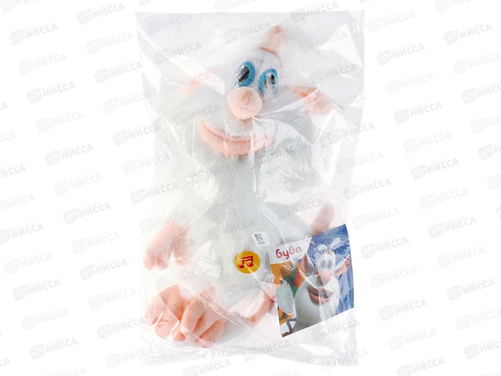 Буба 21см музыкальный чип М9843-21 в пакете Мульти-пульти  *24