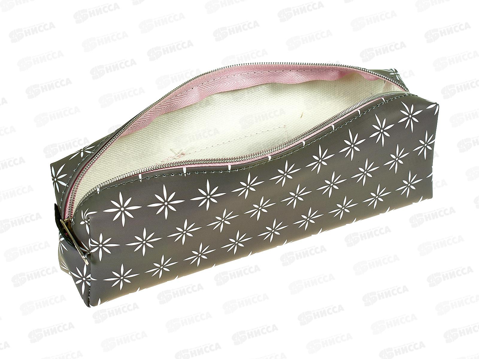 Пенал deVente  21*5*4,5см, Confidential на молнии иск. кожа 7025479