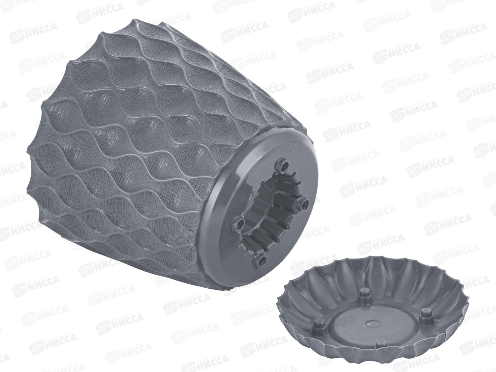 Горшок для цветов  &quotInGreen Wave&quot 1,4л Вулканический серый IG650110026 *10