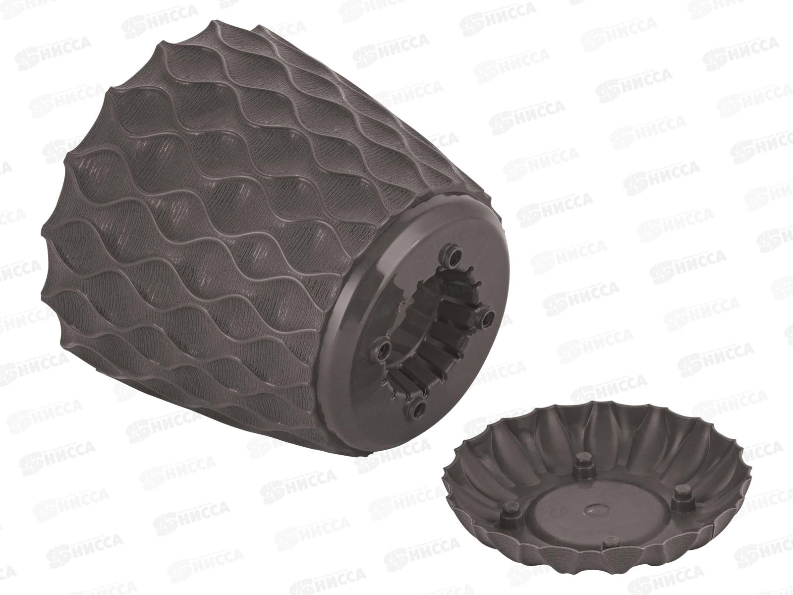 Горшок для цветов  &quotInGreen Wave&quot 2,5л Горький шоколад IG650210011 *12