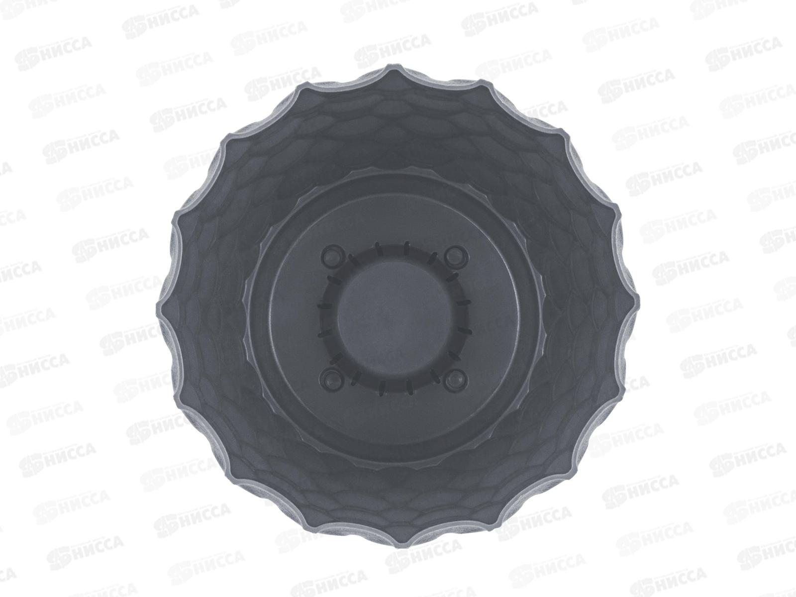 Горшок для цветов . &quotInGreen Wave&quot 2,5л Вулканический серый  IG650210026 *12