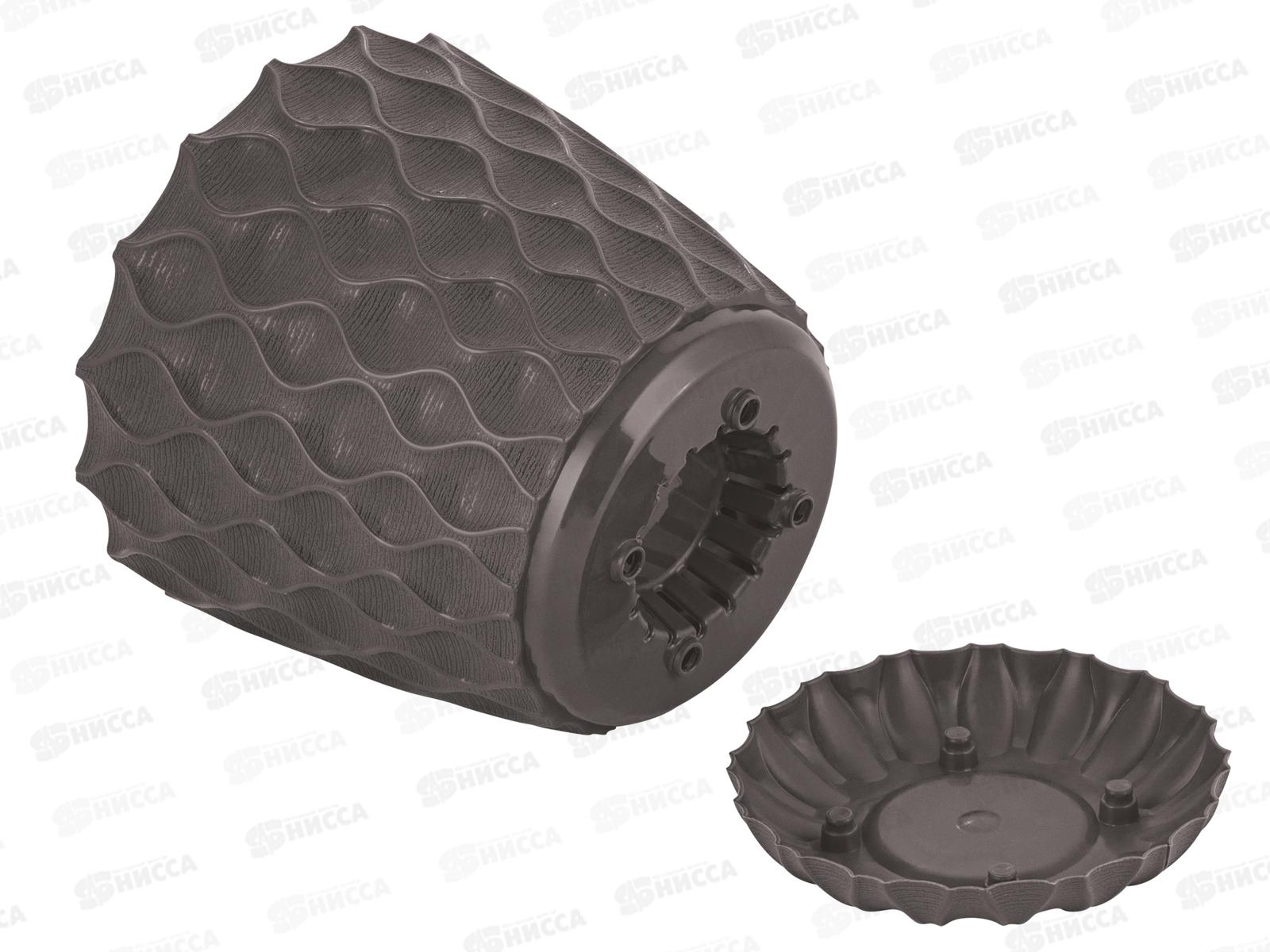 Горшок  для цветов  &quotInGreen Wave&quot 4,7л Горький шоколад IG650310011 *6