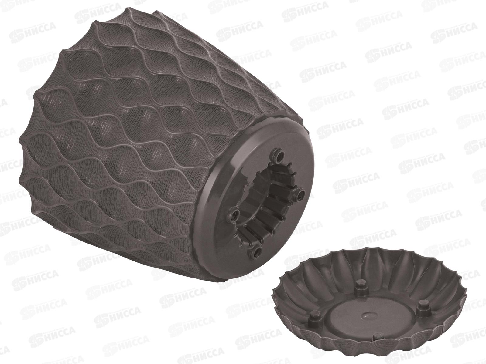 Горшок для цветов  &quotInGreen Wave&quot 10л Горький шоколад IG650410011 *12