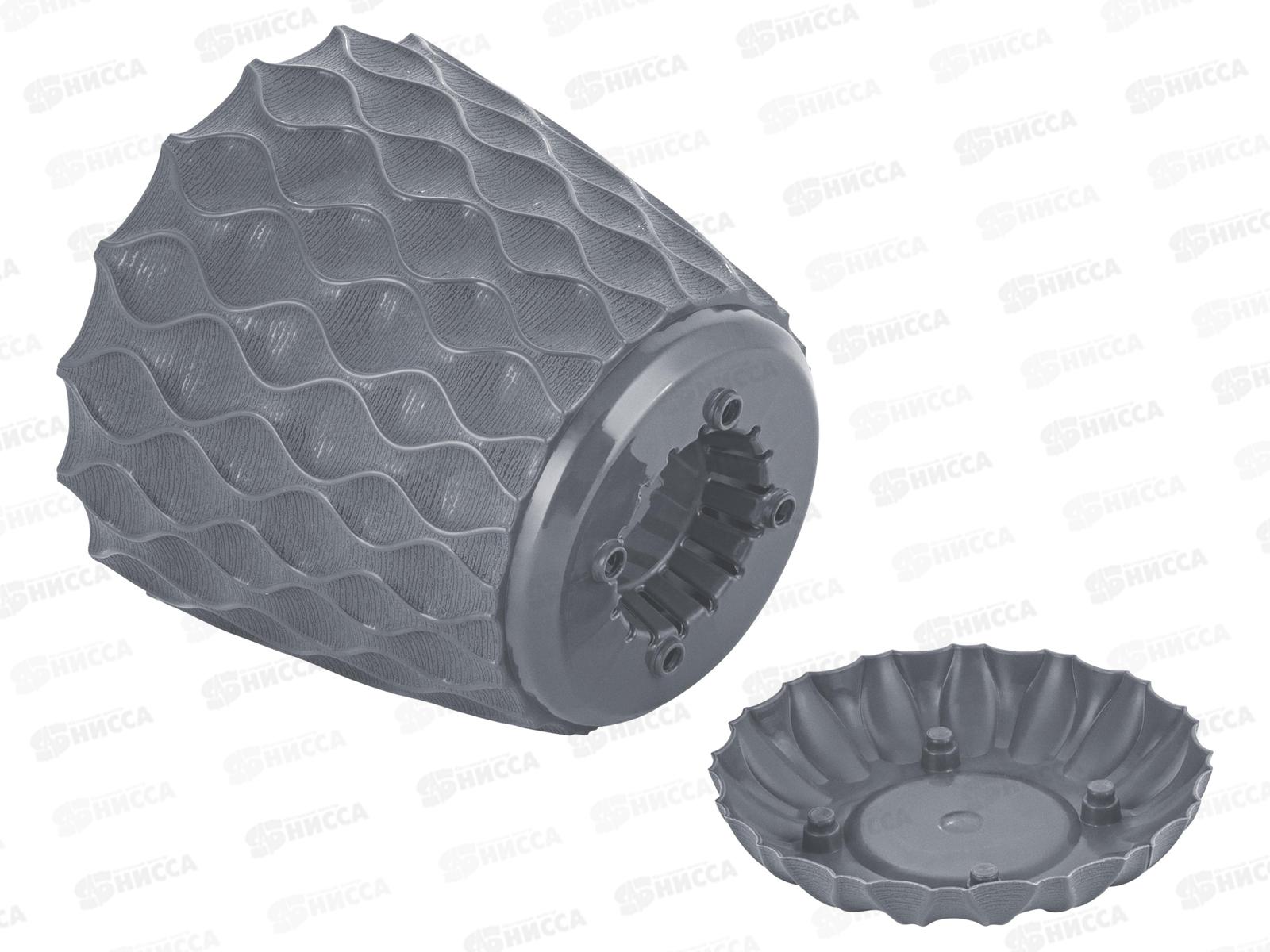 Горшок для цветов  &quotInGreen Wave&quot 10л Вулканический  серый  IG650410026 *12