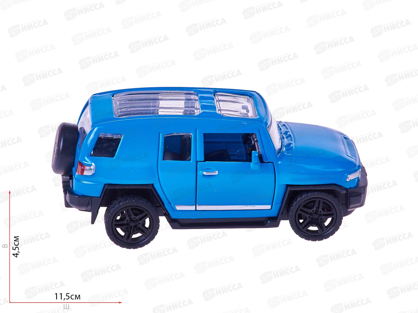 Машина &quotТЕХНОПАРК&quot металлическая Внедорожник 11см, инерционная 2210С118-R, 369745