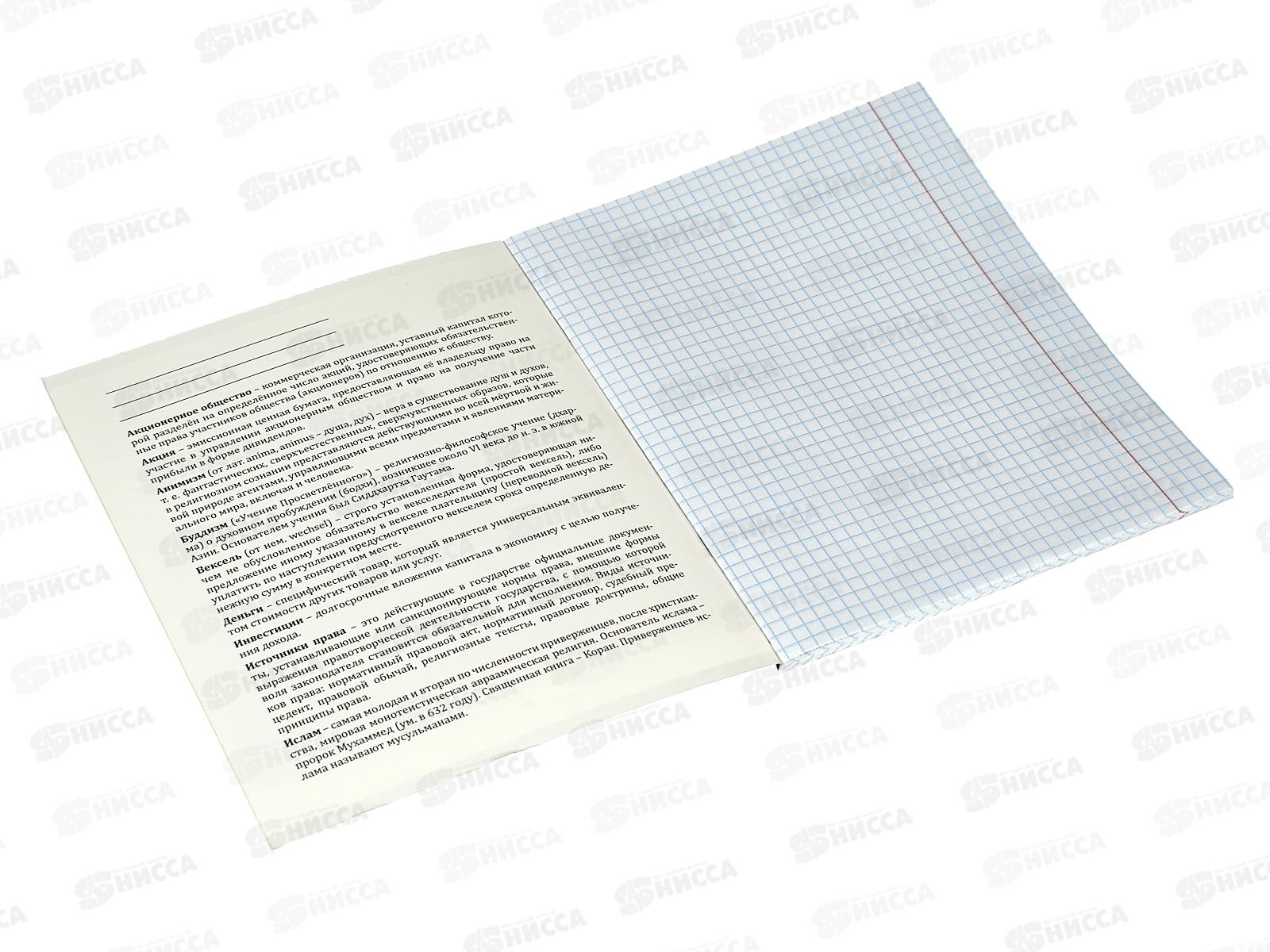 Тетрадь 48листов клетка ПП &quotМАНГА&quot ОБЩЕСТВОЗНАНИЕ, Т48-1496 *10/80