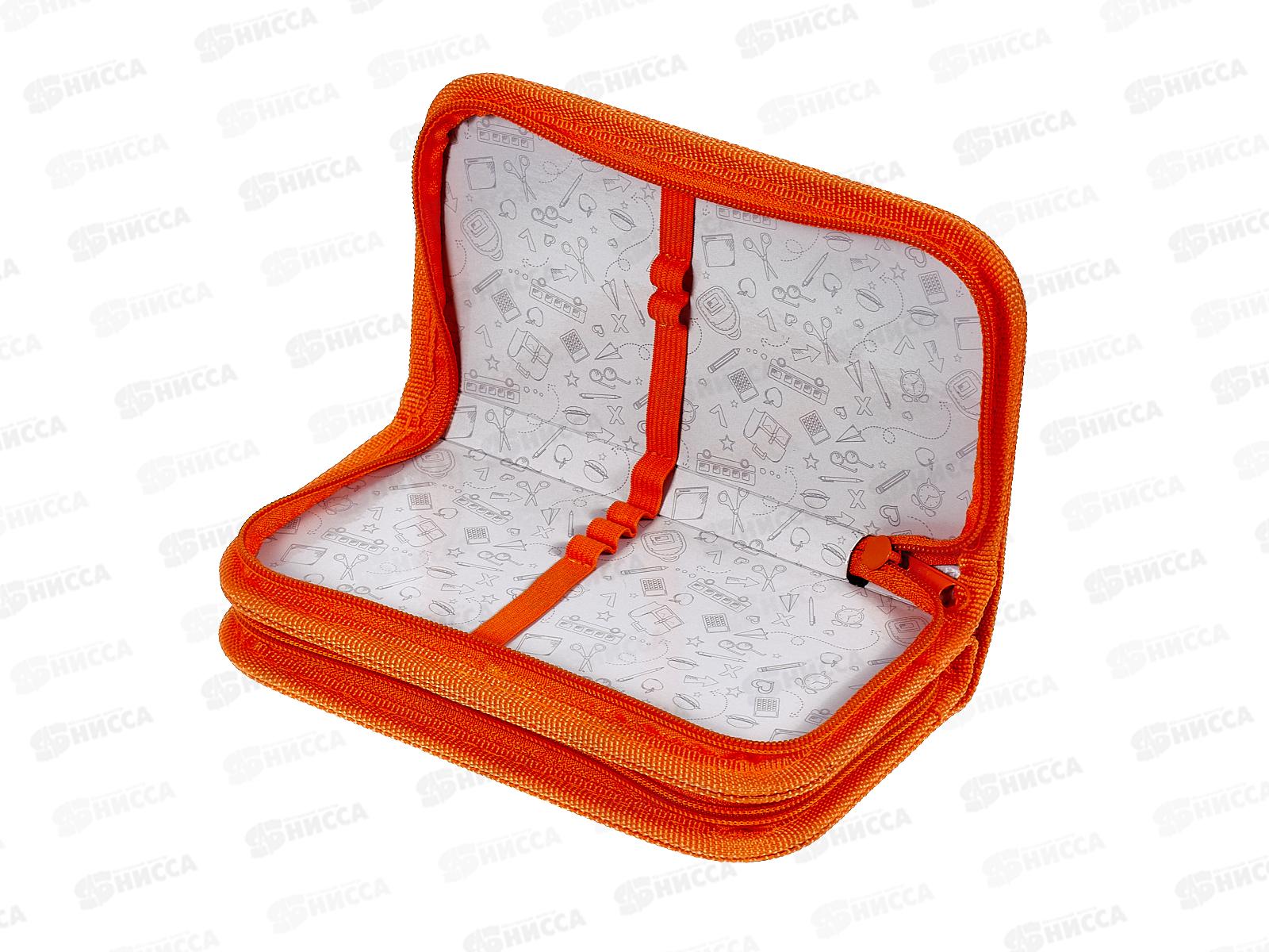 Пенал 2-секц Profit большой Кофе Челлендж, 190х105, ПН-1743 *32