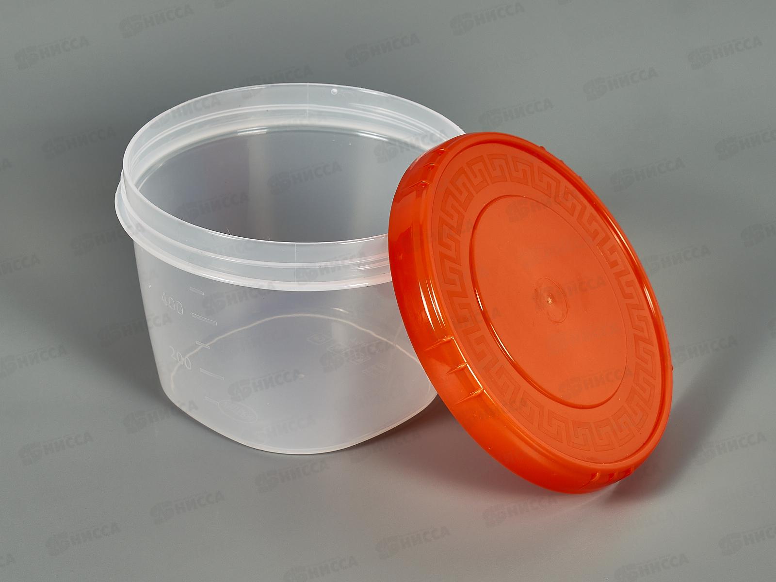 Емкость (Банка) 750мл крышка оранжевая  *50
