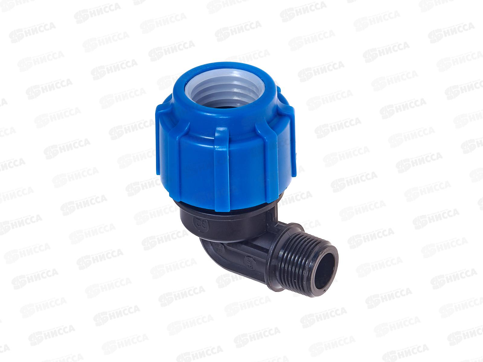 Отвод ПЭ с наружной резьбой 32*3/4   50013234