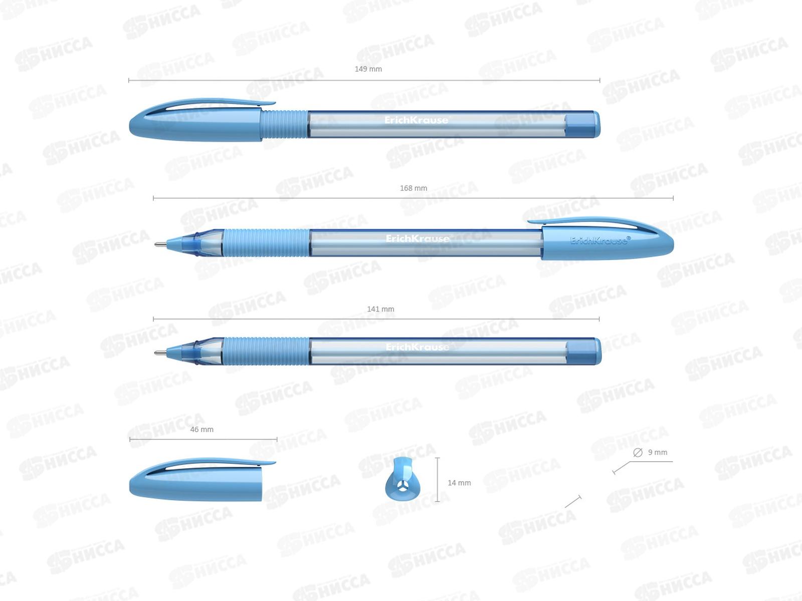 Ручка шариковая EK 58108 U-108 Stick син *50