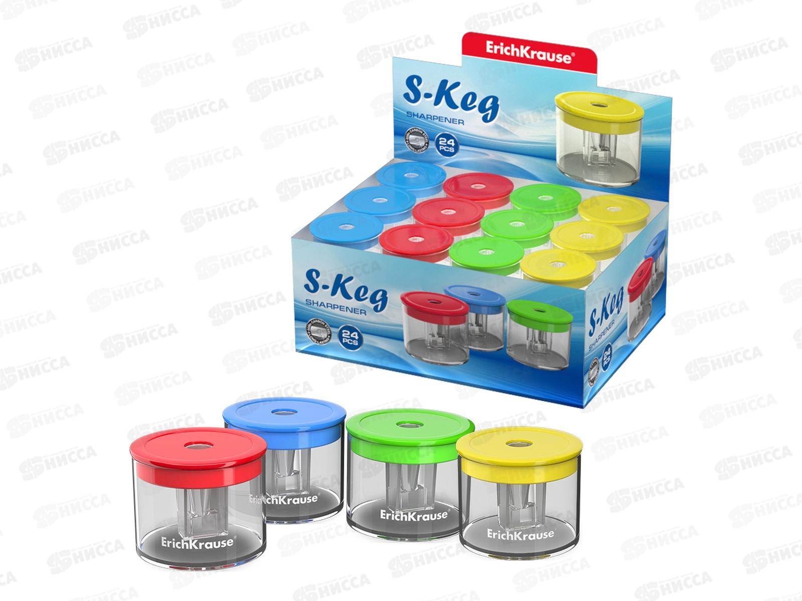 Точилка EK56036 S-Ked, Neon с конт.ассорти *24