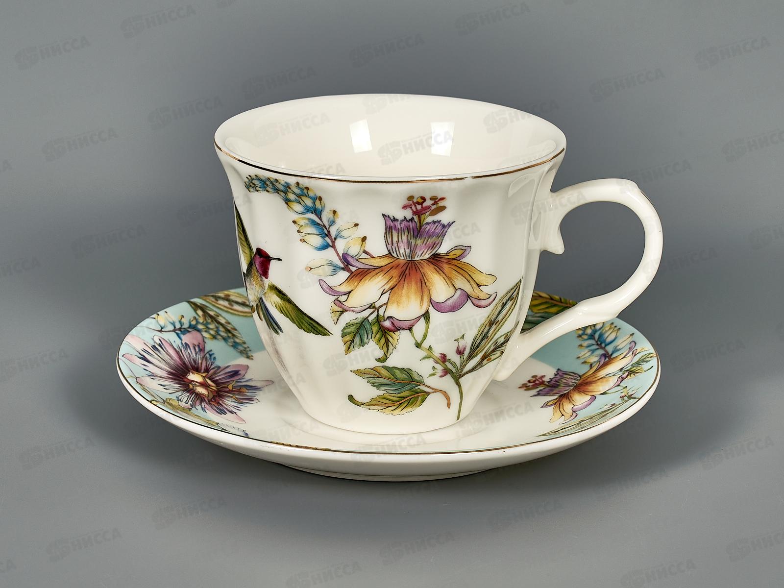 Набор чайный Колибри на металлической подставке 2308-12М 220мл 248277