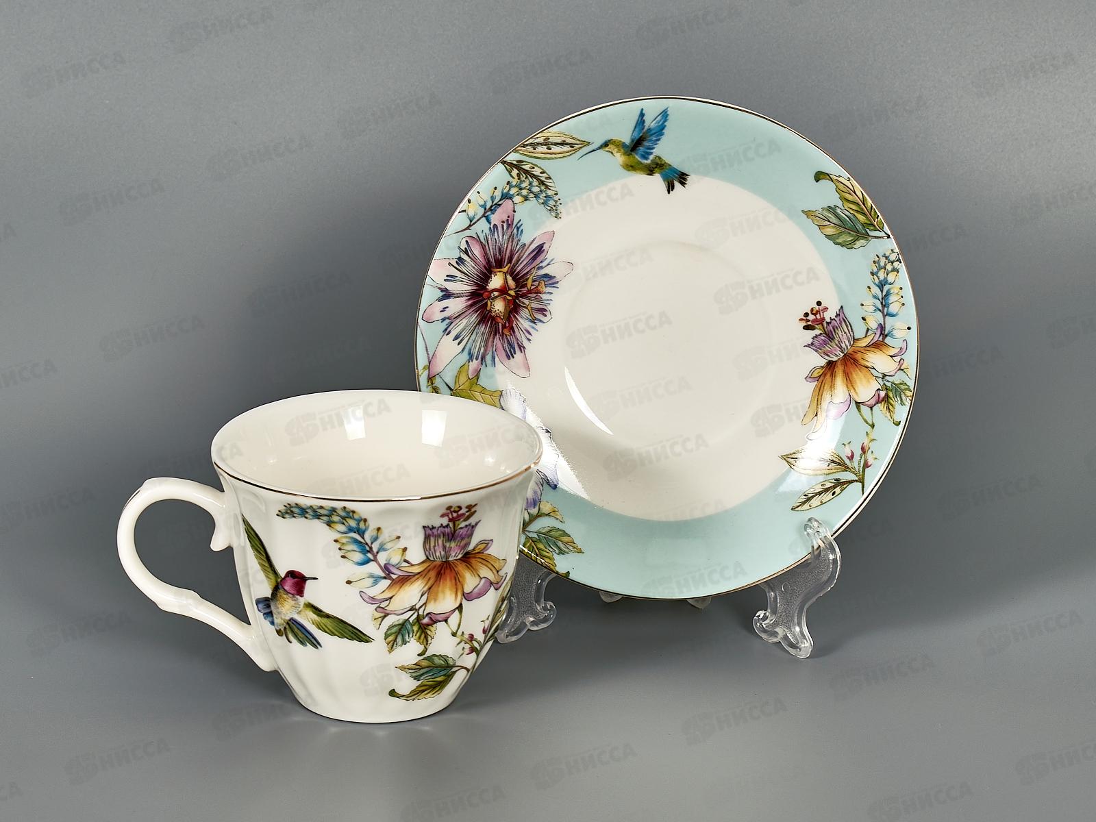 Набор чайный Колибри на металлической подставке 2308-12М 220мл 248277