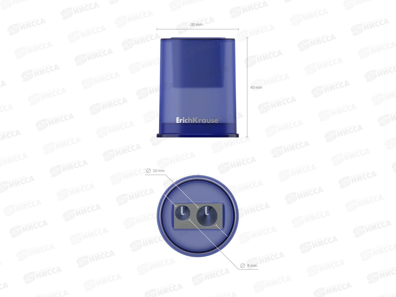 Точилка EК56037 двойн.,с конт. 56037*12