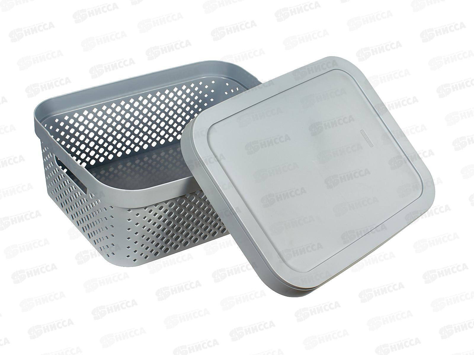 Корзина 10л Plast Team Stockholm серый шторм РТ500501025