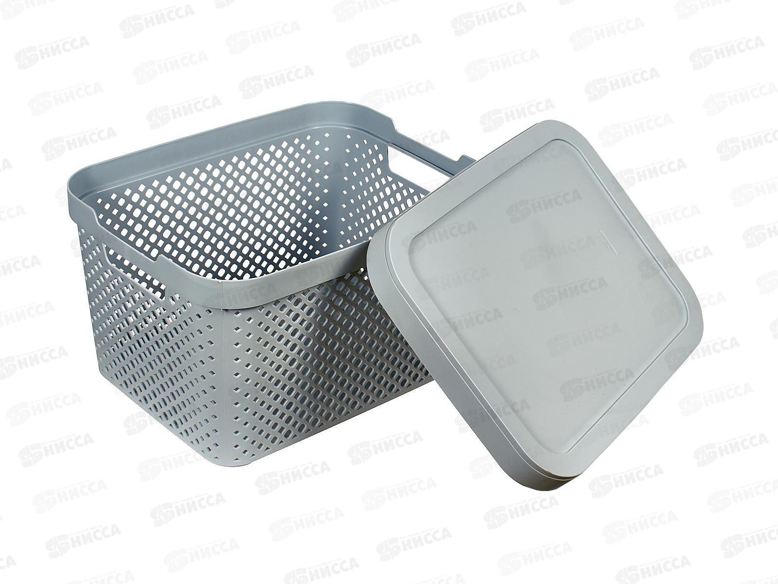 Корзина 15л Plast Team Stockholm серый шторм РТ500701025