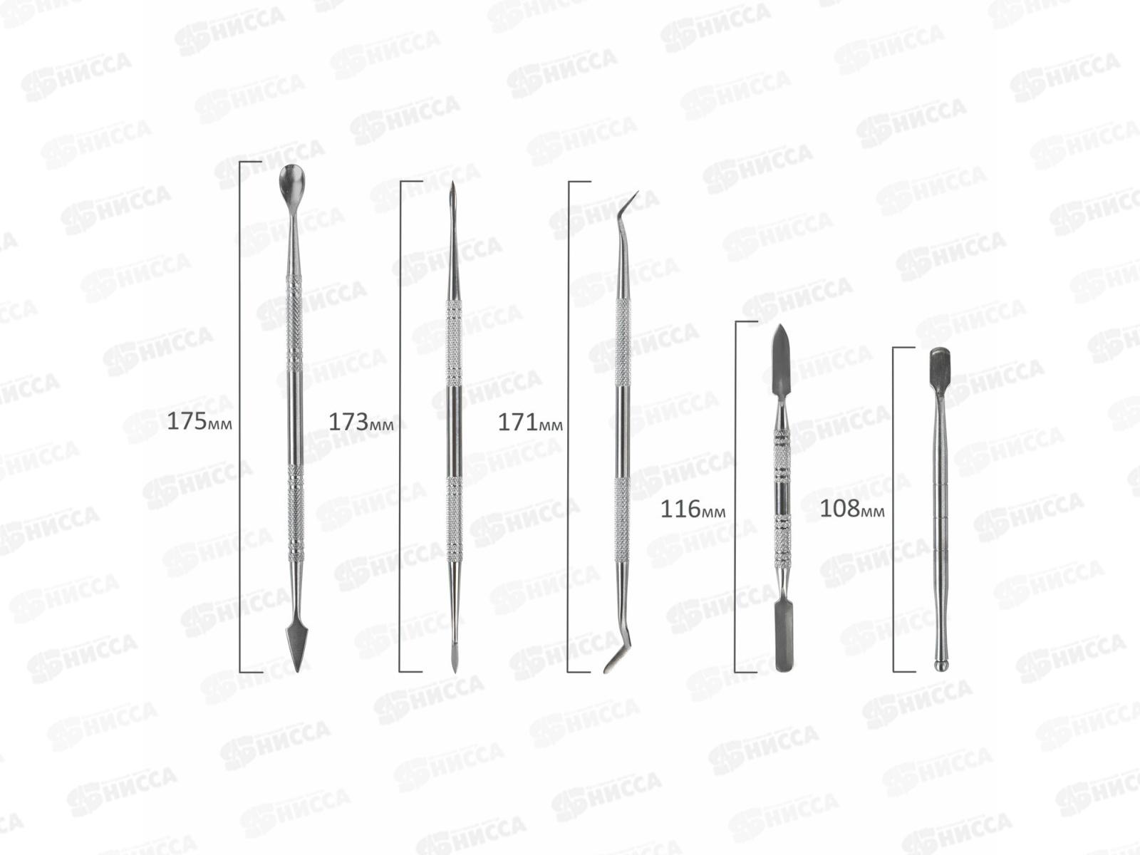 Стеки для лепки BRAU 5шт,271172*38