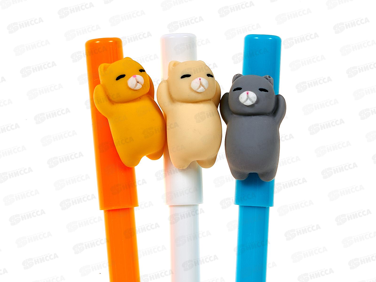 Ручка шариковая deVENTE Candy Cat 0.7мм синяя корпус ассорти 9021400*36