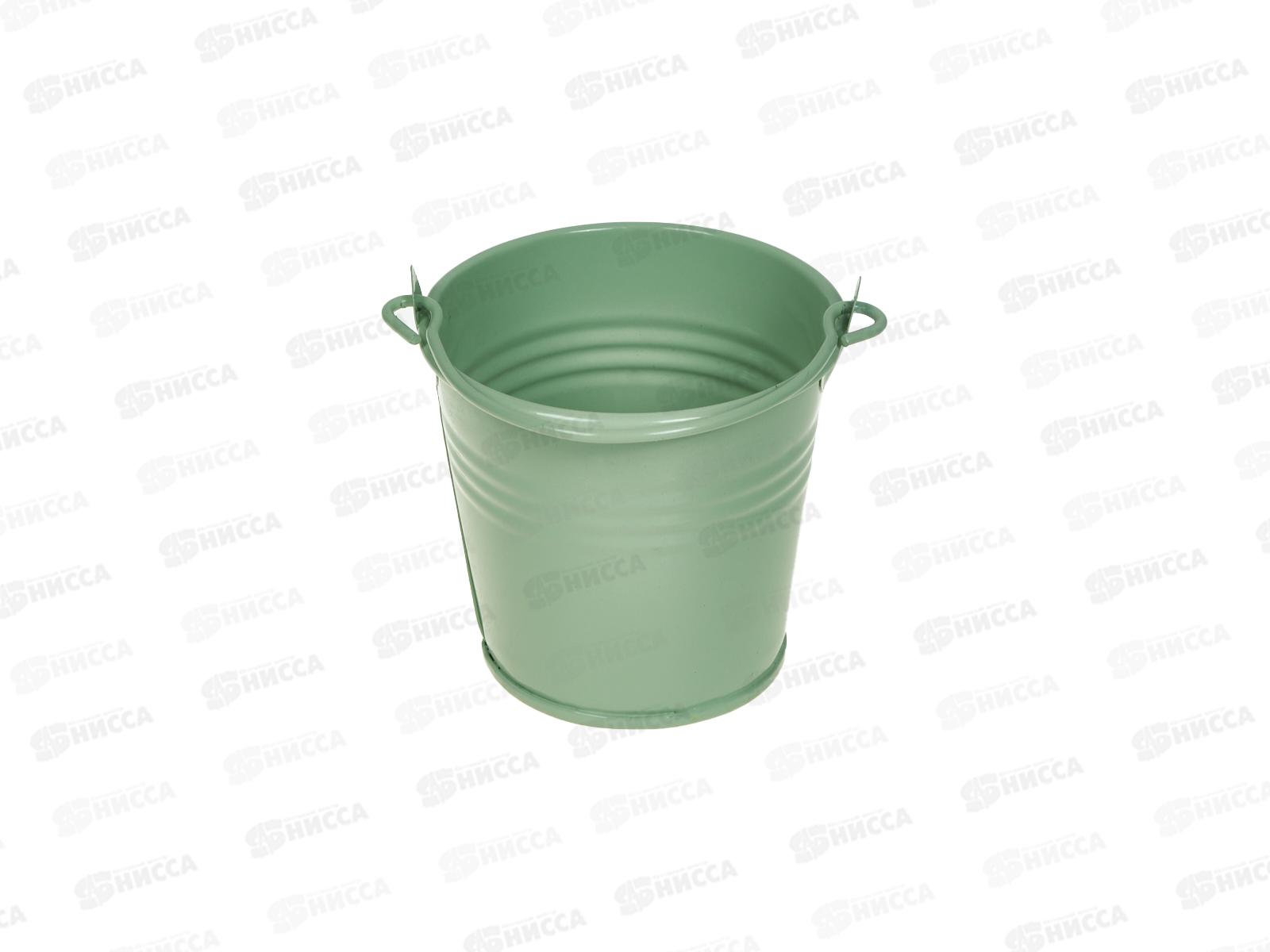 Ведерко на фаркоп 7,5*7см зеленое мет (045466)  Ж
