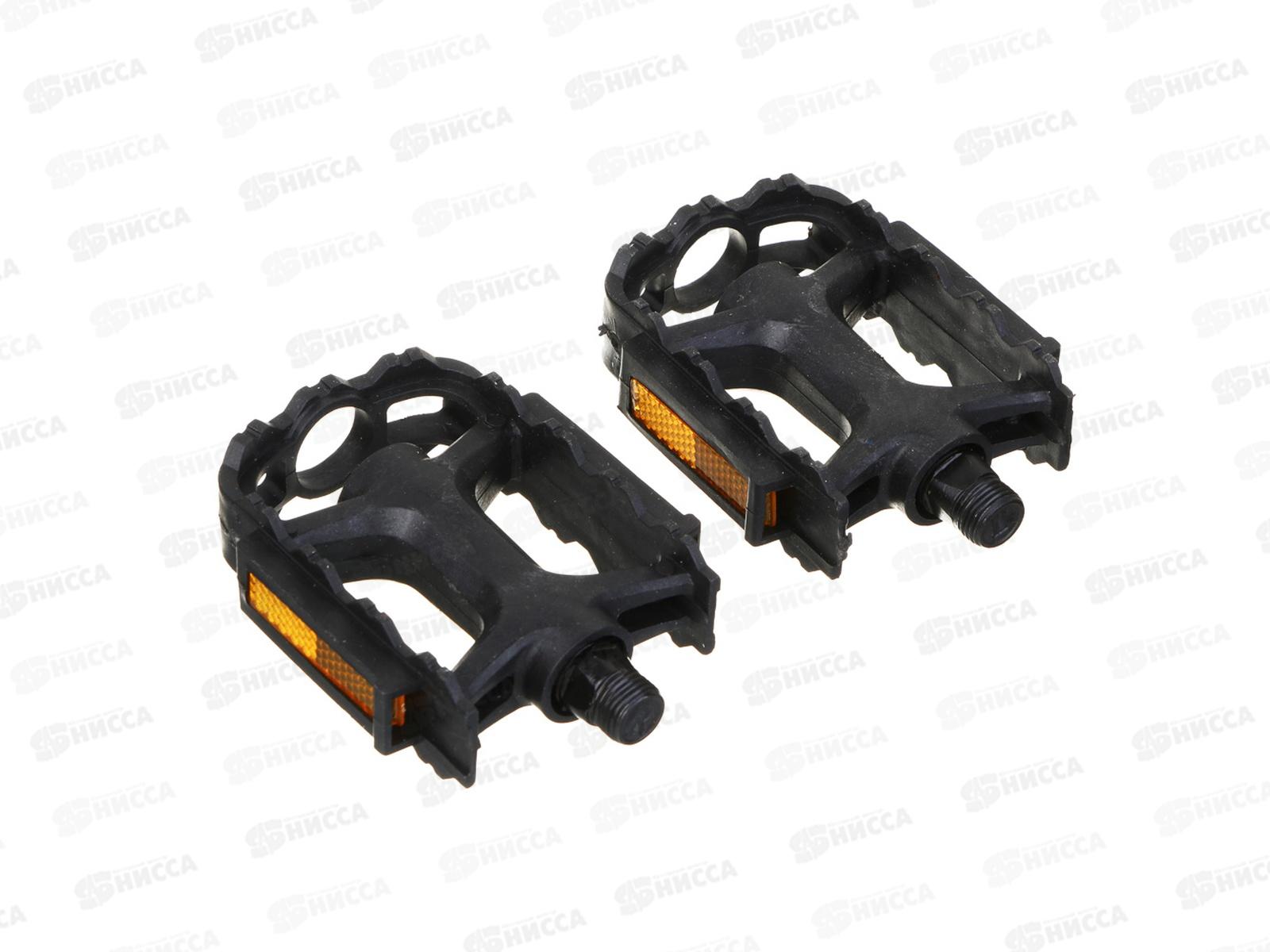 Педали велосипедные 2шт SILAPRO 10,5*7,5см пластик 195-007 г