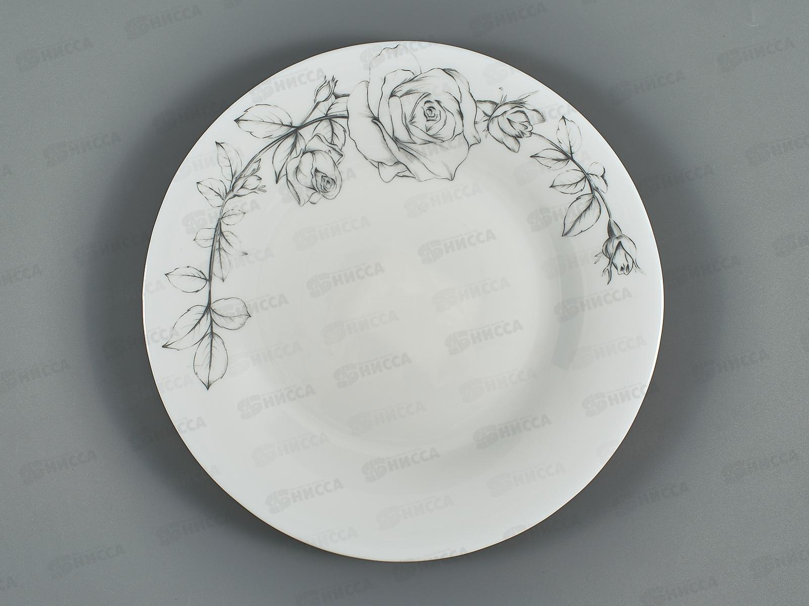 Тарелка обеденная Эскиз розы 23см NRP90T/4