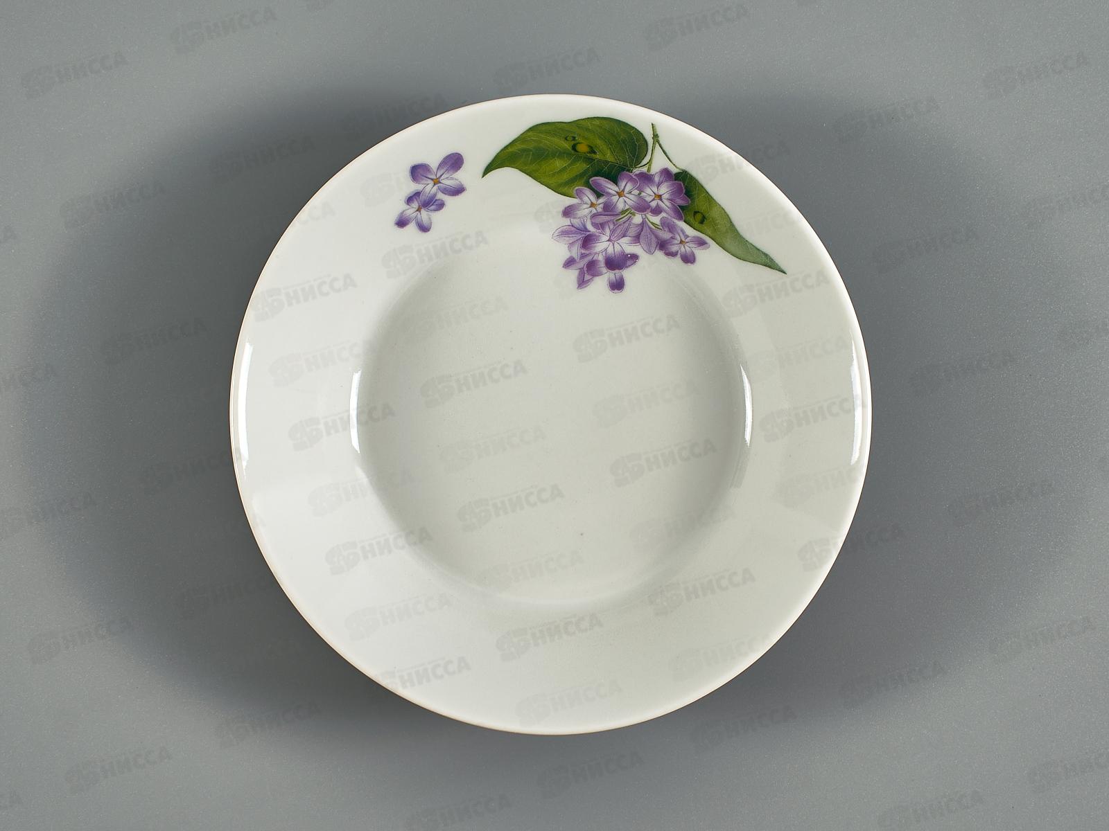 Блюдце 140мм фарфор 582 Сирень 8С0697 *20