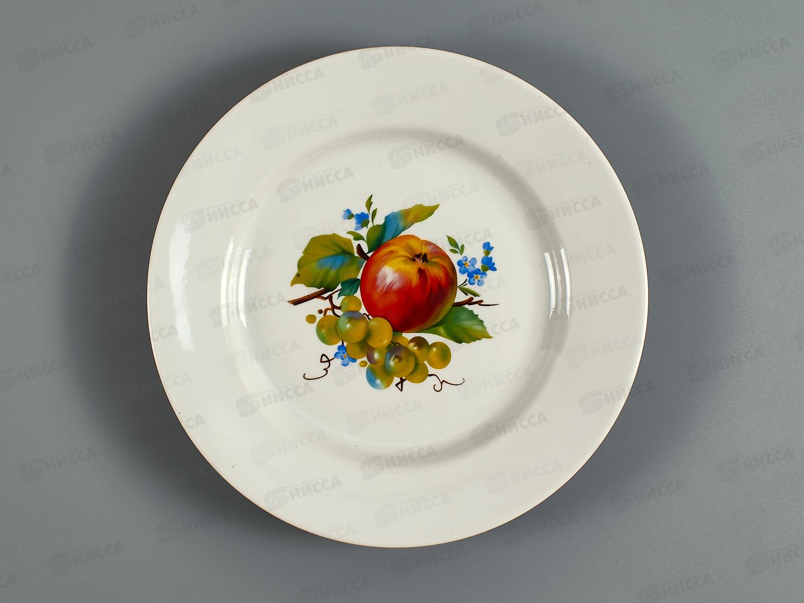 Тарелка мелкая 200мм Гладкий край Натюрморт 120002