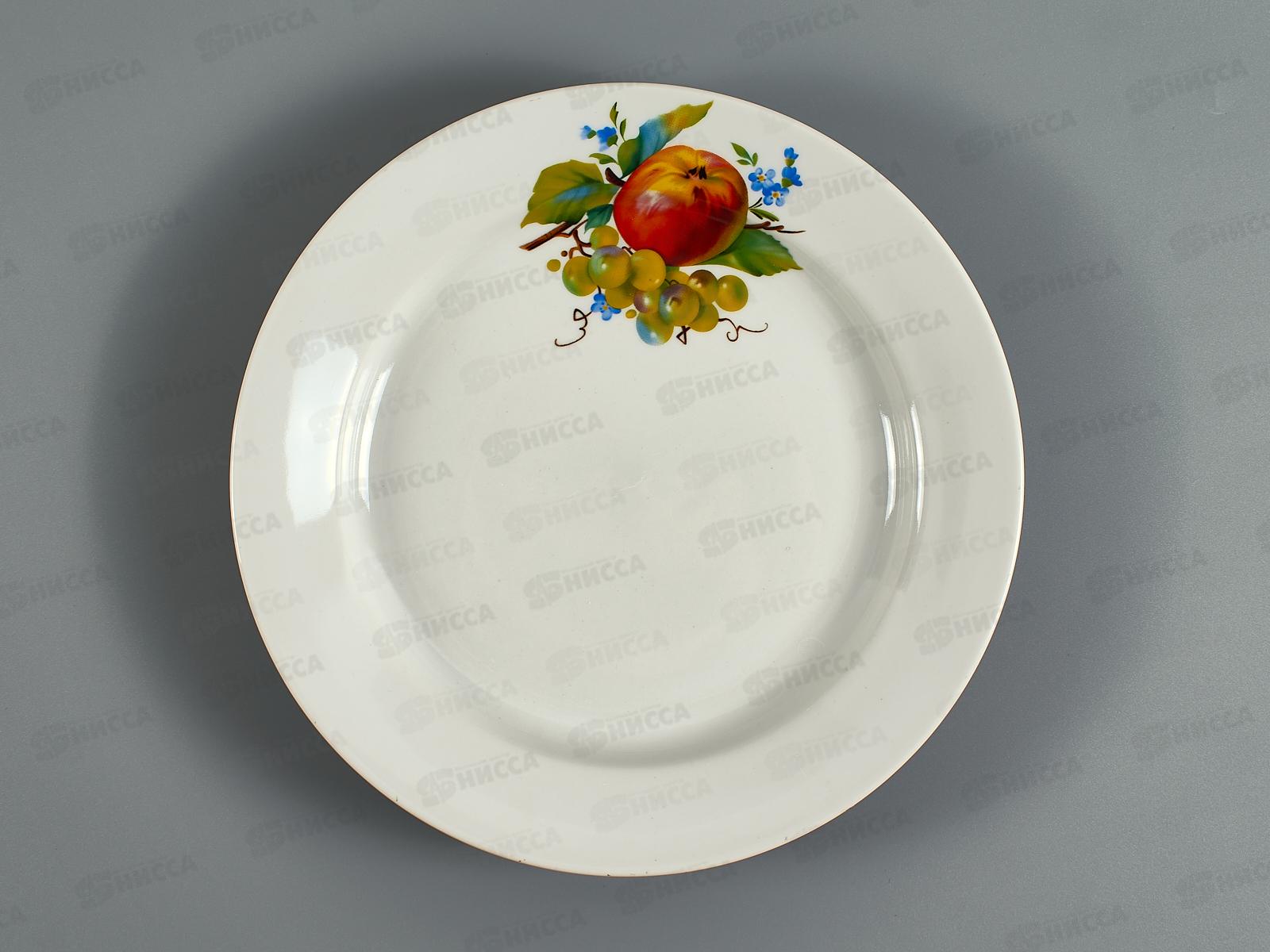 Тарелка мелкая 240мм Гладкий край Натюрморт 120022
