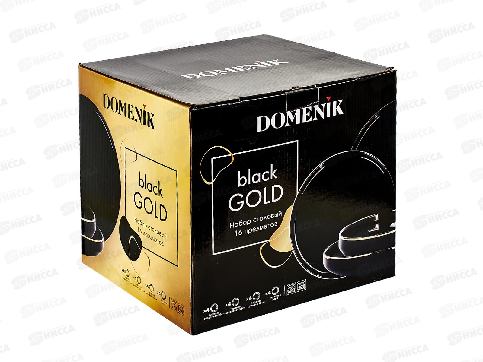 Набор столовый Black Gold 16пр 4 персоны DM3017
